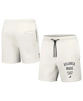 Staple x Nba Men's Cream Atlanta Hawks Heavyweight Fleece Shorts