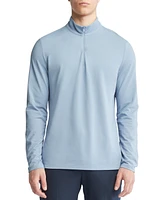 Calvin Klein Men's Tech Pique Quarter-Zip Sweater