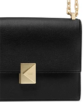 kate spade new york Deco Pebbled Leather Chain Shoulder Bag