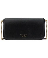 kate spade new york Devin Saffiano Leather Flap Chain Wallet