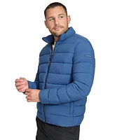 Calvin Klein Men's Quilted Infinite Stretch Water-Resistant Puffer Jacket