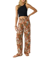 O'Neill Juniors' Jonie Woven Pull-On Wide-Leg Pants