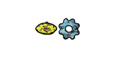 Tuffy Tuffy- Jr Gear Ring & Jr Odd Ball- Combo Pack. Durable Dog Toys