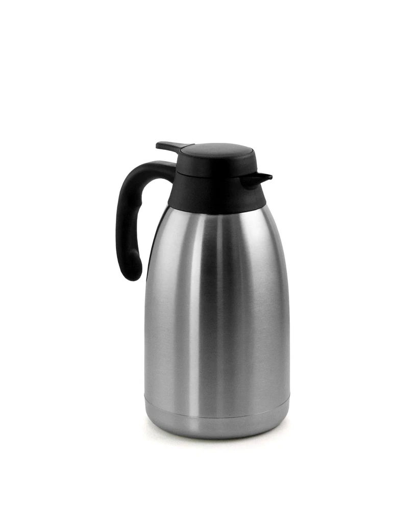 Megachef 2L Stainless Steel Thermal Beverage Carafe for Coffee and Tea