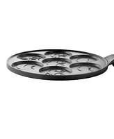 Megachef Happy Face Emoji 10.5 Inch Aluminum Nonstick Pancake Maker Pan with Cool Touch Handle