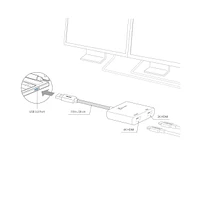 j5create JUA365 Usb 3.0 to Dual Hdmi Multi-Monitor Adapter