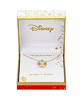 Disney Mother of Pearl Mickey Mouse Pendant Necklace