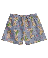 Disney Toddler Girls Classics Princess Lilo & Stitch Winnie the Pooh T-Shirt Chambray Shorts to (12 Months - 14-16)