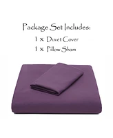 Chanasya Premium Solid Duvet Cover Set