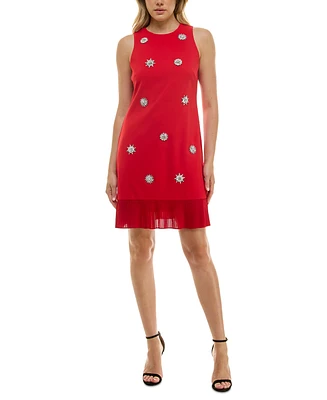 Taylor Petite Embellished Sheath Dress