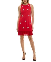 Taylor Petite Embellished Sheath Dress