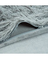 Chanasya Premium Faux Fur Duvet Cover Set