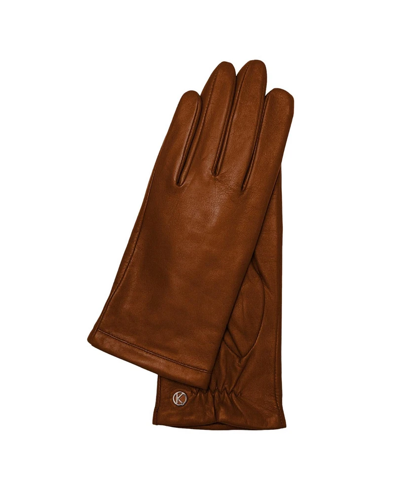 Women`s Premium Lamb Leather Touchscreen Gloves "Chelsea