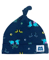 Monsters Inc. Baby Boys Pixar Lion King Bodysuit Pants and Hat 3 Piece Outfit Set