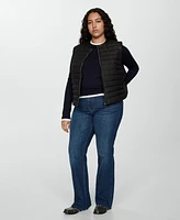 Mango Women's Quilted Vest Jacket