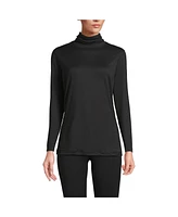 Lands' End Women's Baselayer Cozy Thermaskin Turtleneck Top