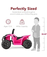 Best Choice Products 6V Kids Ride-On 4-Wheeler Quad Atv Car w/ 1.8mph Max Speed, Treaded Tires