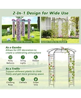 Skonyon Birdcage Shape Gazebo for Climbing Plants and Wedding Ceremony Decoration