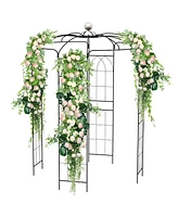 Skonyon Birdcage Shape Gazebo for Climbing Plants and Wedding Ceremony Decoration