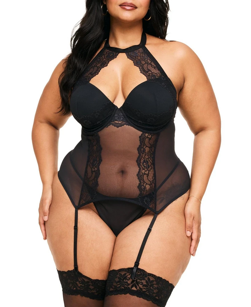 Adore Me Plus Shelly Contour Plunge Bustier