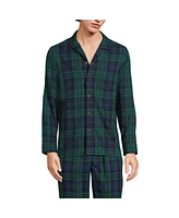 Lands' End Men's Classic Fit Flannel Pajama Shirt