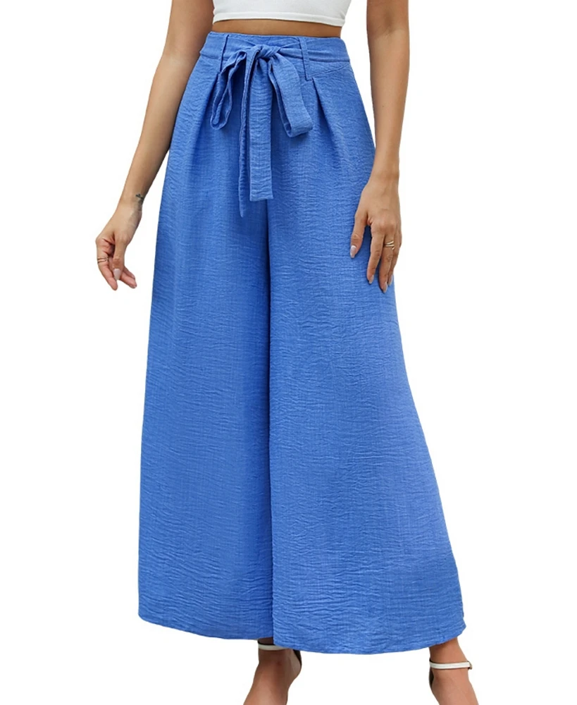 Cupshe Women's Azure Breeze Wide-Leg Pants