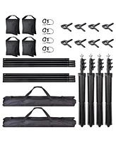 8.5x10Ft Photography Background Backdrop Support Stand Kit Video Shooting 2 Pack
