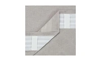 Chanasya Premium 2-Panel Diamond Textured Semi Sheer Curtain Panels - 3-in-1 Back Tab, Rod Pocket