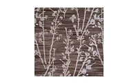 Chanasya Premium 2-Panel Floral Jacquard Textured Beige Curtains with Grommets for Windows Living Room Bedroom Office