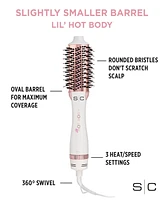 StyleCraft Professional Lil' Hot Body Blowout Brush - White/Rose