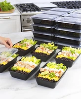 Good Cook Meal Prep Rectangle Single Compartment 30 Pack Container