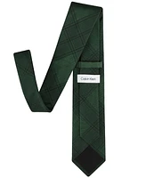 Calvin Klein Men's Zeke Tonal Plaid Tie