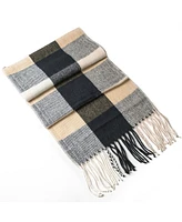 Alpine Swiss Men's Scarf Soft 80 Inch Long Warm Scarves Plaids Winter Shawl