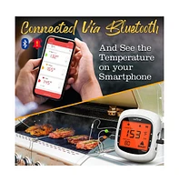 NutriChef Bluetooth Wireless Bbq Digital Thermometer