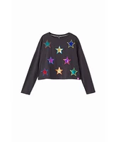 Desigual Girls Girls's Colorful stars T-shirt