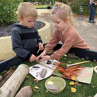 Yellow Door Sensory Prehistoric Teeth Stones and Activity Cards Set