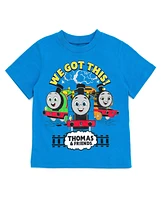 Thomas & Friends Toddler Boys Tank Engine Graphic T-Shirt and Shorts Outfit Set to