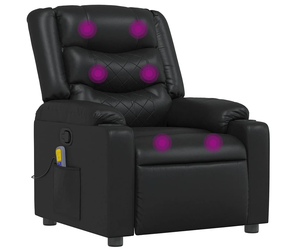 vidaXL Massage Recliner Chair Faux Leather