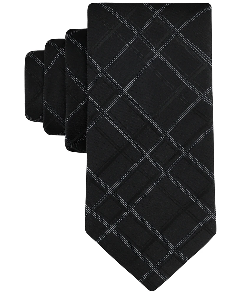 Calvin Klein Men's Zaire Plaid Tie