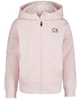 Calvin Klein Big Girls Performance Zip-Up Fleece Hoodie