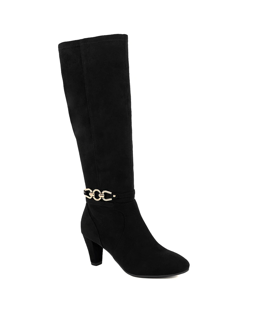 Jones New York Women's Helio Ornamented Knee-High Dress Boots