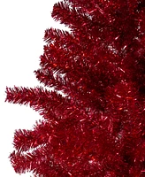 Northlight 6' Metallic Tinsel Artificial Christmas Tree - Unlit