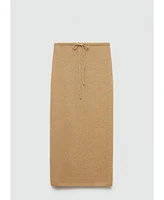 Mango Women's Long Knitted Skirt