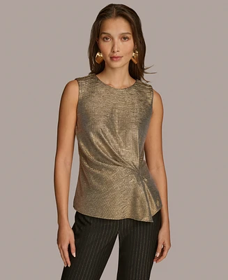 Donna Karan New York Women's Metallic Sleeveless Top