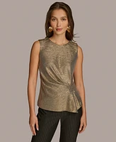 Donna Karan New York Women's Metallic Sleeveless Top