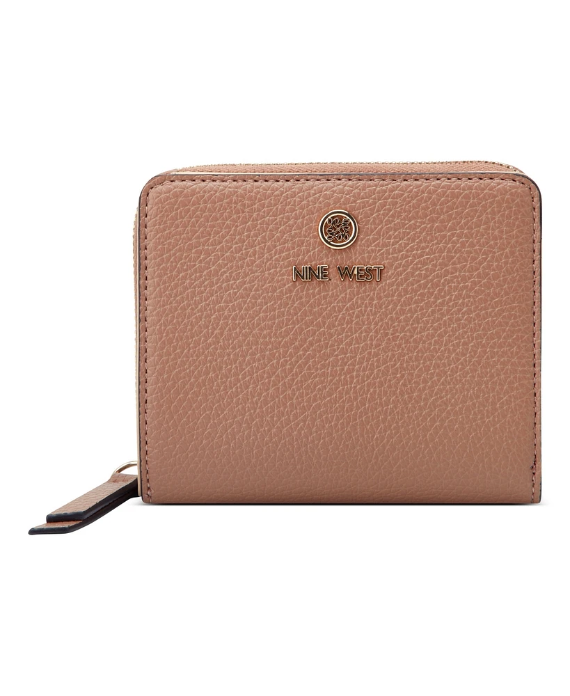 Nine West Lockup Zip Around Wallet