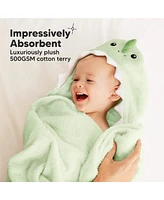 KeaBabies PlayPals Baby Towels with Hood for Girls, Boys, 100% Organic Soft Cotton Hooded Bath Newborn, Kids