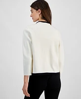 Anne Klein Women's Open-Front Cardigan