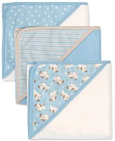 Jessica Simpson Baby Boys Hooded Towel and Washcloth