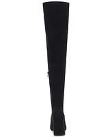 Jeffrey Campbell Parisah Block-Heel Pointed-Toe Over-the-Knee Dress Boots